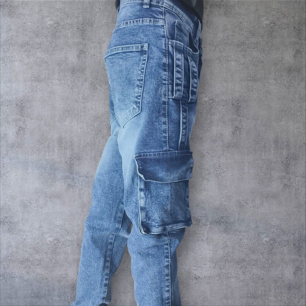 Cargo Denim Jeans for Men